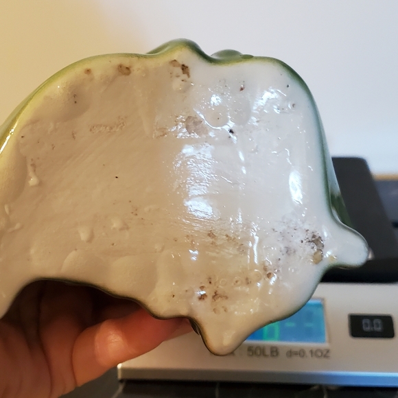 Vintage Giraffe with 🌴 Tropical Palm Ceramic Planter & Vase - Picture 15 of 16